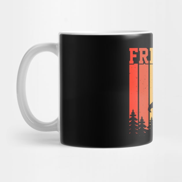 Retro Bigfoot Freedom Sasquatch by Teewyld